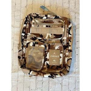 Nike Air Jordan Hesi Backpack Limited Release Sand Camo 15" Laptop Bag NWT